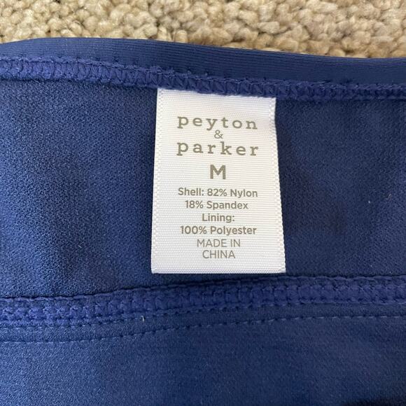 Peyton & Parker Hipster Navy Bikini Bottom Sz M NEW Medium Coverage Coastal Swim - Picture 2 of 6